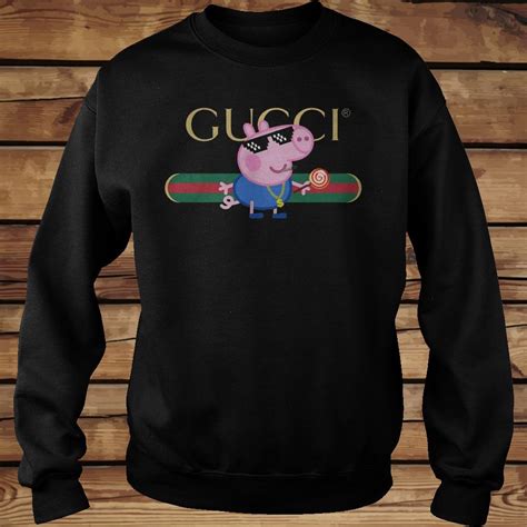 peppa gucci sweatshirt|Gucci flying pig sweater.